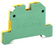 Зажим наборный IEK ЗНИ-4 PE "земля" 4мм2 желто-зеленый картинка 